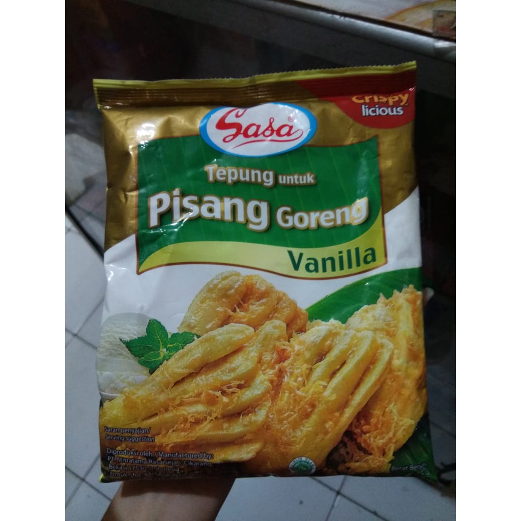 SASA TEPUNG BUMBU PISANG GORENG VANILLA 225 GRAM