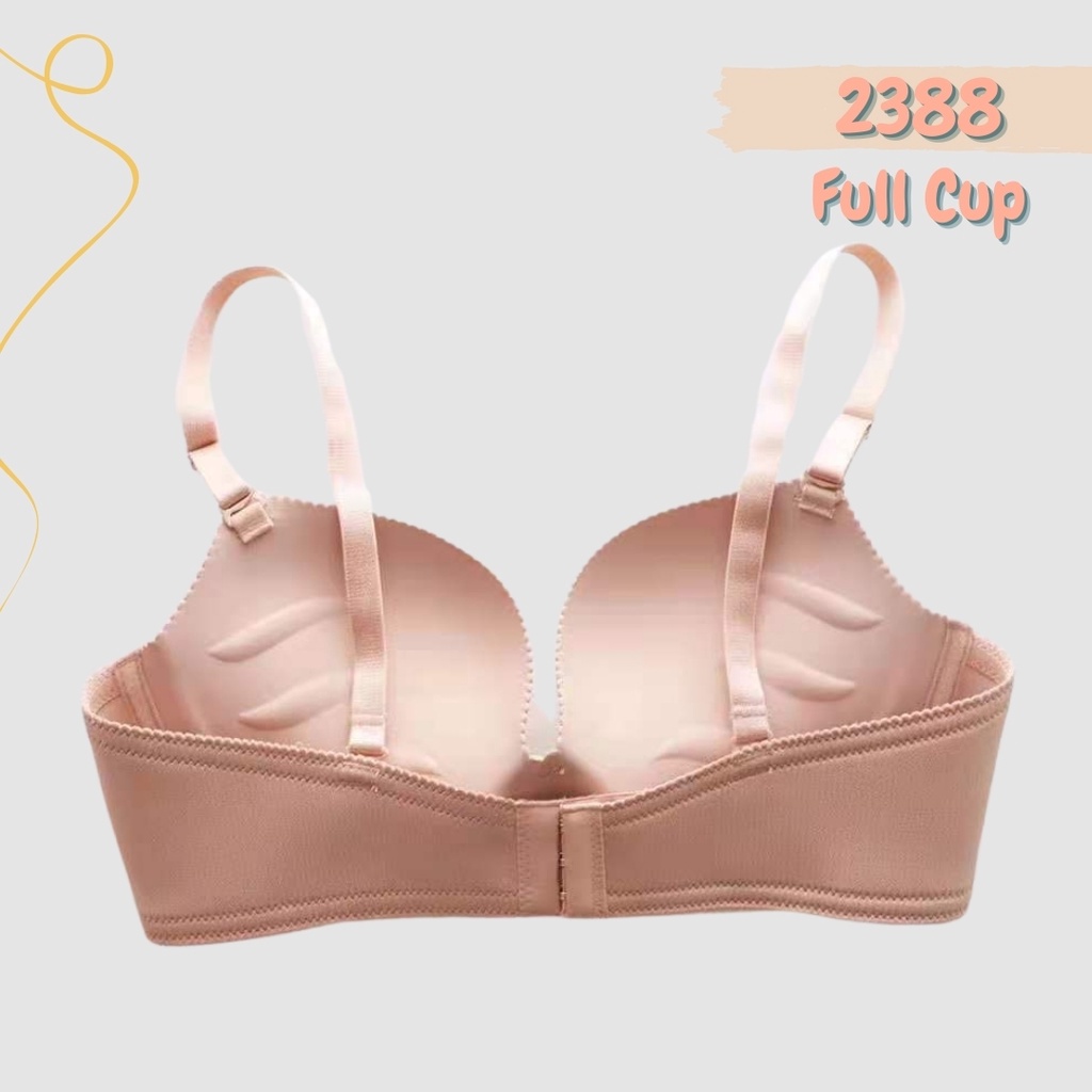 BH Chelyne Seamless Premium 2188 / 2388 Push-Up-Bra Full/Half Cup Bra Polos - Tanpa Kawat Penyanggah