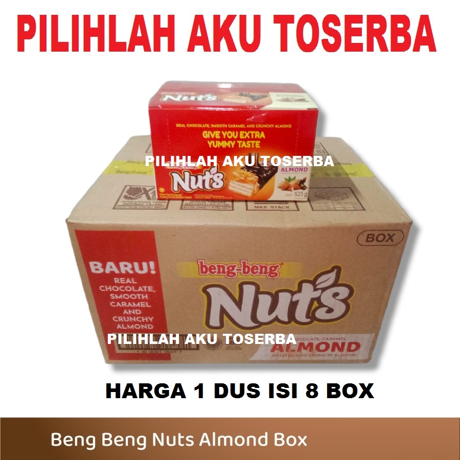 

Beng Beng Nuts Almond Chocolate 35 gr - ( HARGA PER DUS ISI 8 BOX )