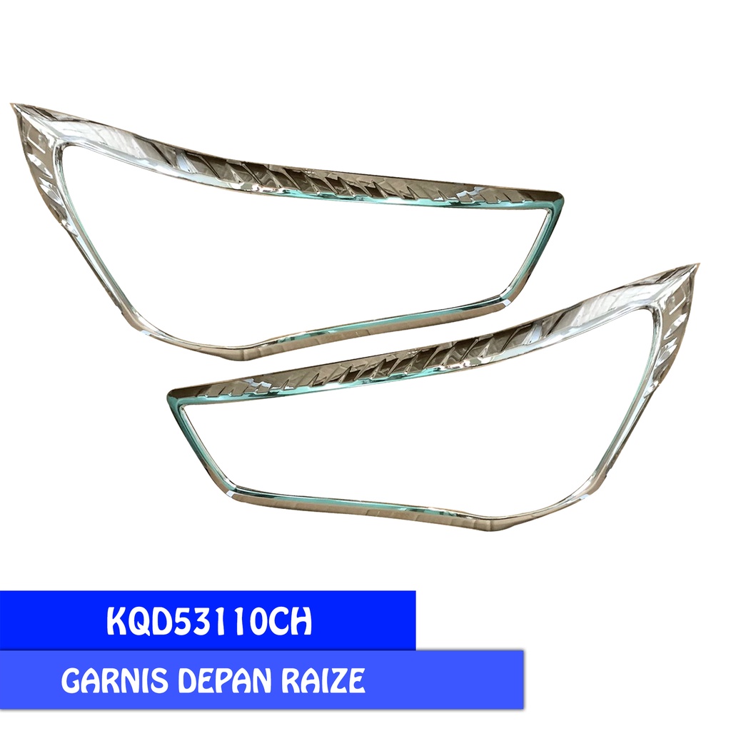 Paket Garnish Garnis Depan Belakang Toyota Raize Daihatsu Rocky 2021