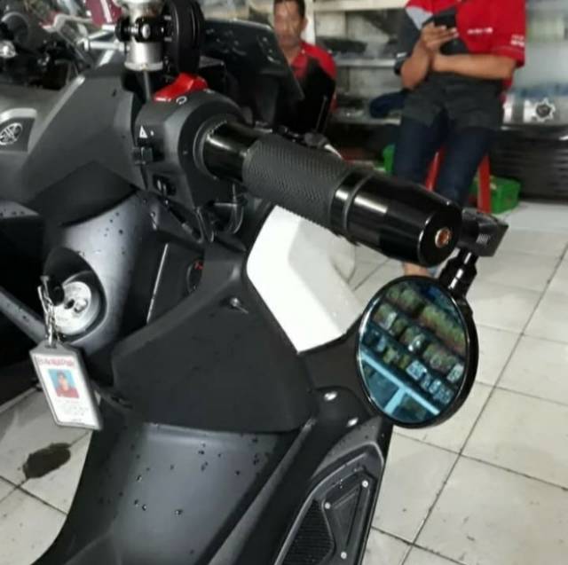 Spion jalu bulat mirror Yamaha Honda Suzuki Vespa Universal