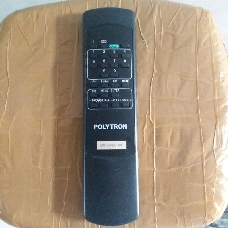 REMOTE TV POLYTRON SERI DM14-12-DAL ORIGINAL
