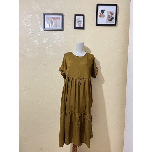 MIDI DRESS RAYON // BUSUI FRIENDLY