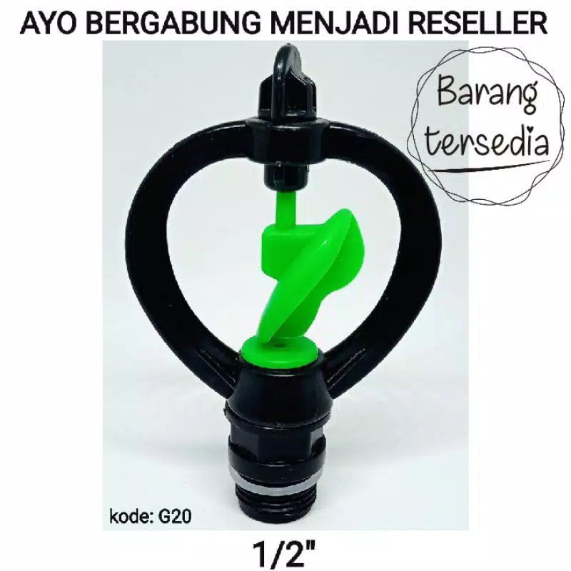 KINCIR AIR HIJAU HITAM 501 SPRINKLER SPRINKLER KINCIR AIR