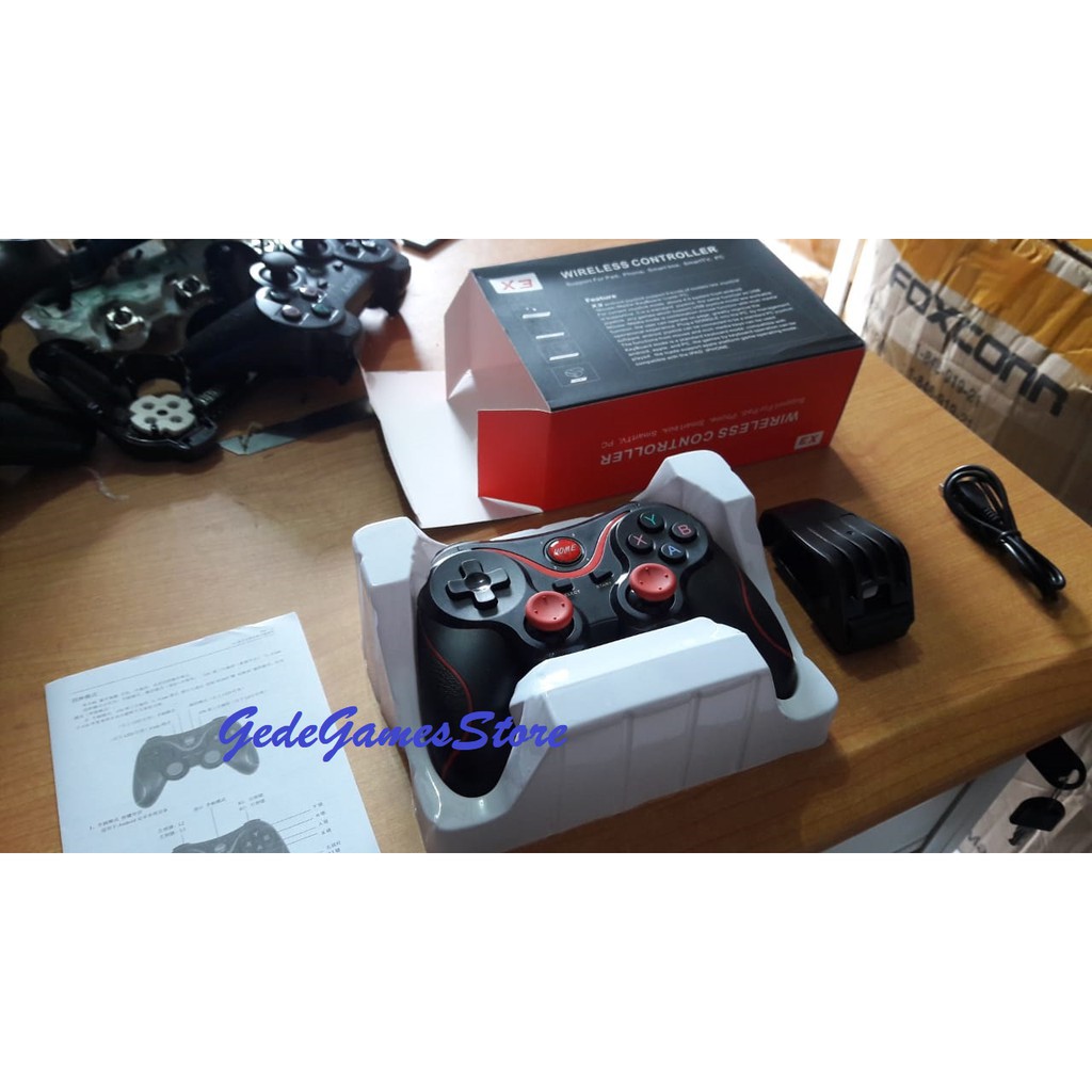 X3 Gamepad Android X3 Bluetooth Wireless Controller Gamepad bluetooth android Stik Android / T3 Gamepad android