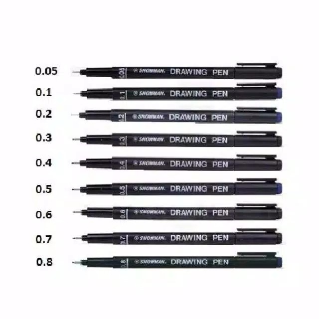 

Pendrawing- Pulpen Gambar Snowman Ft-700 Drawing Pen -Drawing-Pen.