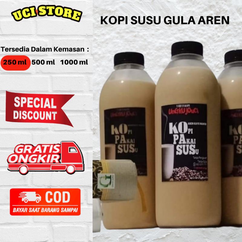 

Kopi Susu Gula Aren enak kemasan 250 ml