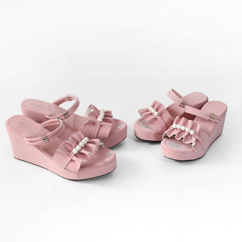 Arlaine- Lady Sandal Wedges Mutiara Couple Anak-Anak MT. 02