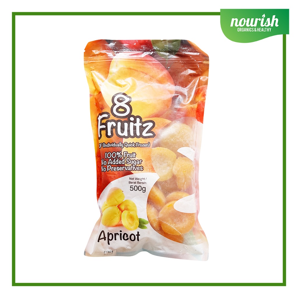 8 Fruitz IQF Apricot IQF  / Apricot Beku 500 gr