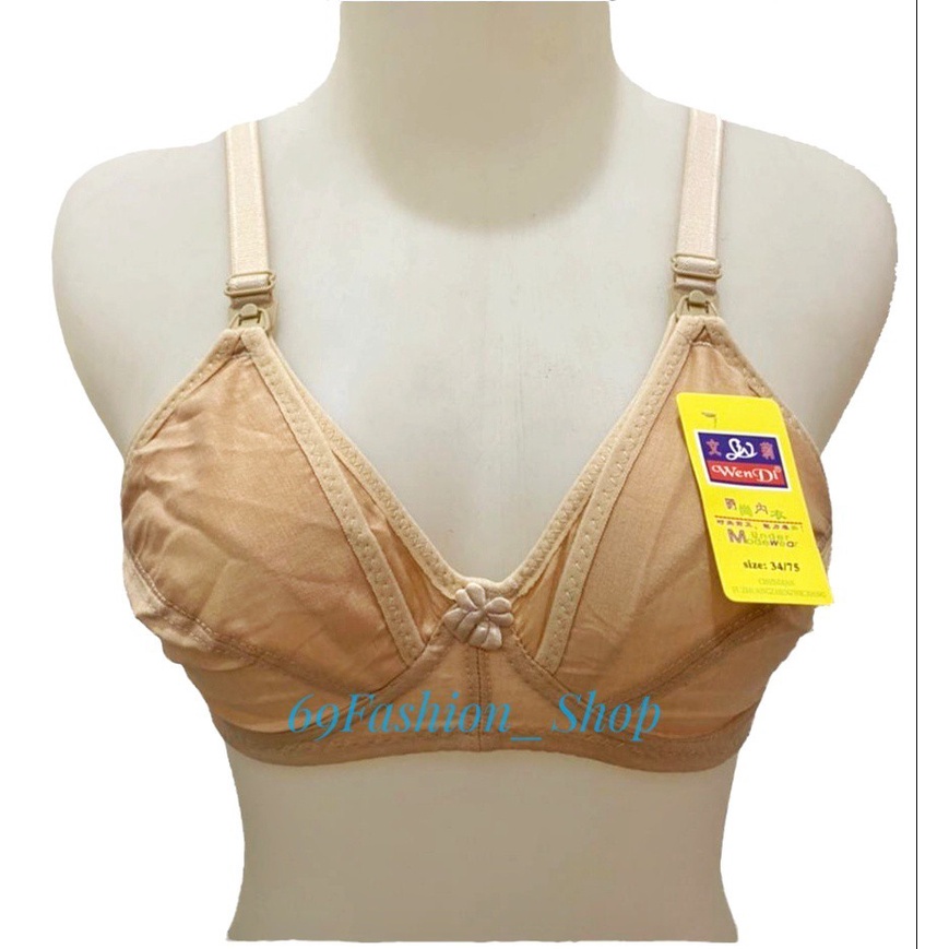 3PCS BRA MENYUSUI SEAMLEAS NURSING WEN LI  BRA NON KAWAT BEST SELLER WEN LI KATUN ADEM DIPAKAI IMPORT MURAH PAKAIAN DALAM BEST SELLER BRA MENYUSUI/ MATERNITY MOM