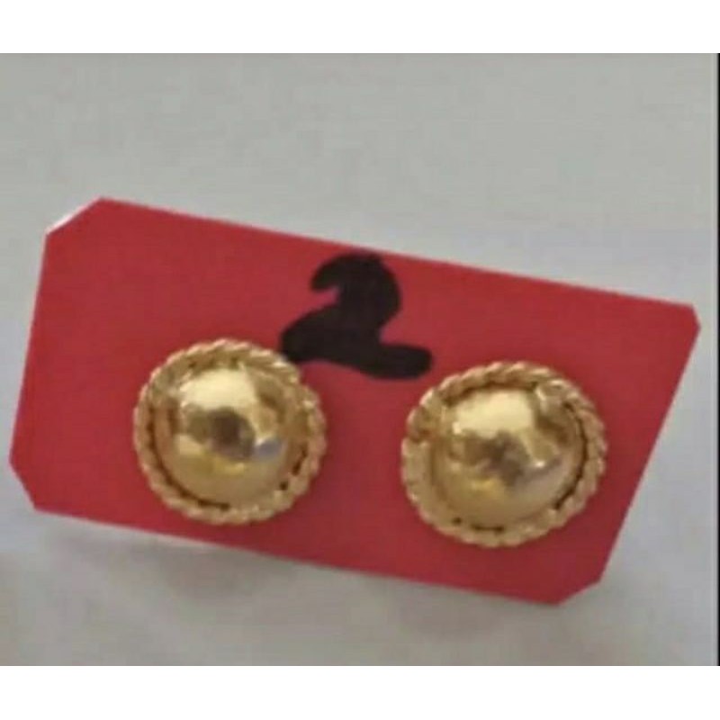 ANTING TOPI PINGGIR 2 GRAM EMAS LM/LONDON 24K KADAR 99,99% -  EMAS LONDON MEDAN