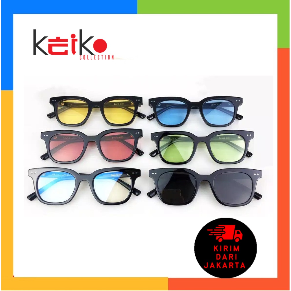 PL-WW003 &quot;PROMO&quot;✨JAKARTA✨ Kacamata Pria/Wanita Sunglasses Korean Fashion Small Candy Color KM02