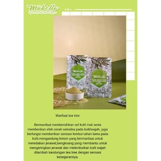 ❄️MATCHA❄️MABELLO MASKER WAJAH SACHET - MASKER WAJAH ALAMI BPOM ORIGINAL