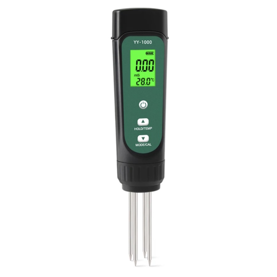 Tester Tanah 3 In 1 Soil EC Temperature Meter Moisture BckLigh