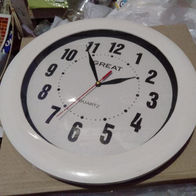 Jam Dinding Great 898 / 999 Detak Diameter 30 Cm Best Seller