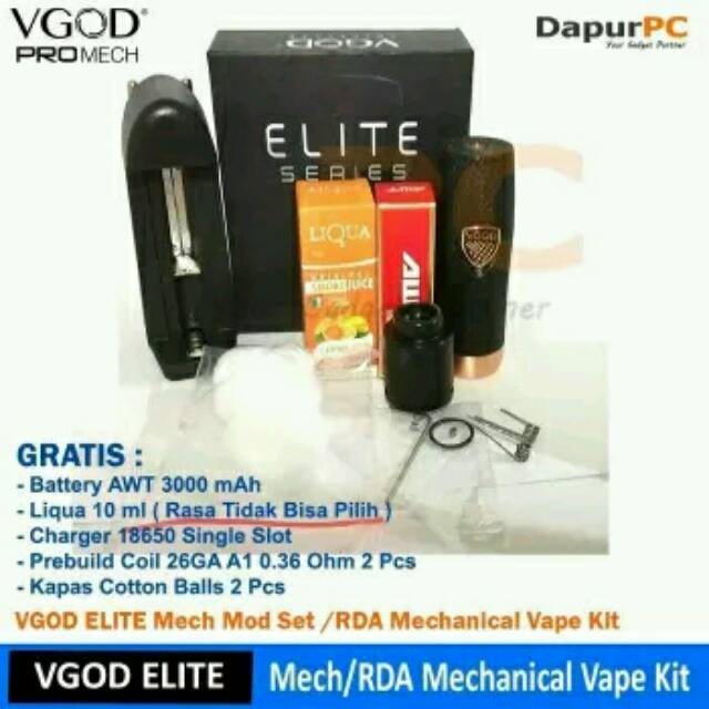 VAPE VGOD ELITE SIAP NGEBUL DAN KOMPLIT