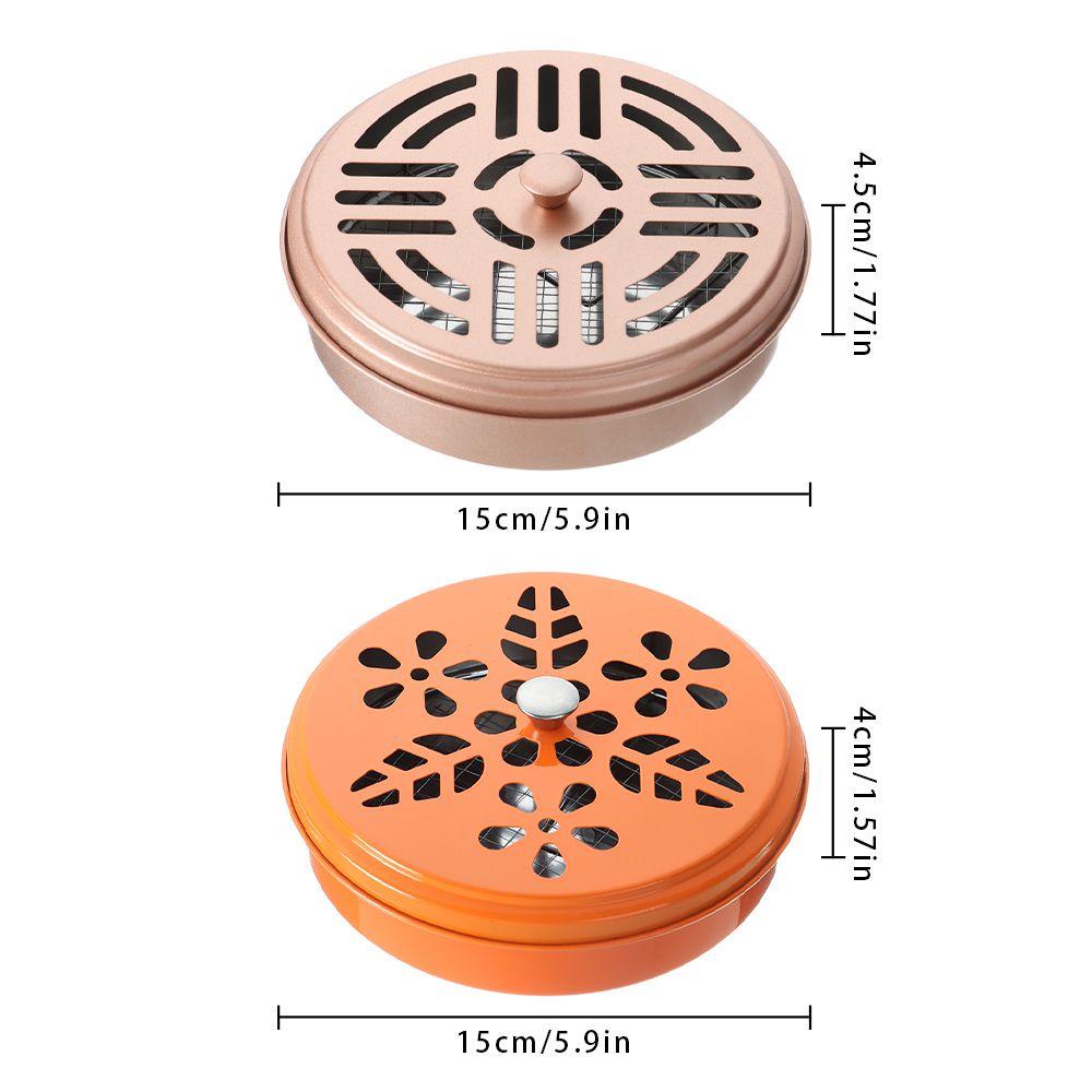 Chookyy Tempat Koil Nyamuk Tahan Lama Bermanfaat Anti Nyamuk Metal Tray Incense Plate