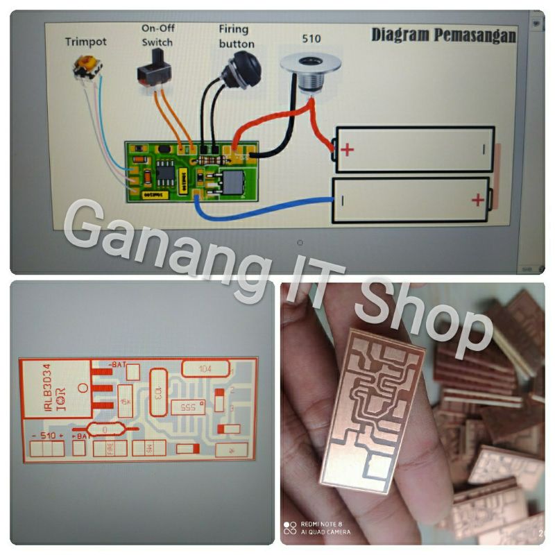 10pcs PCB PWM Chip NE555