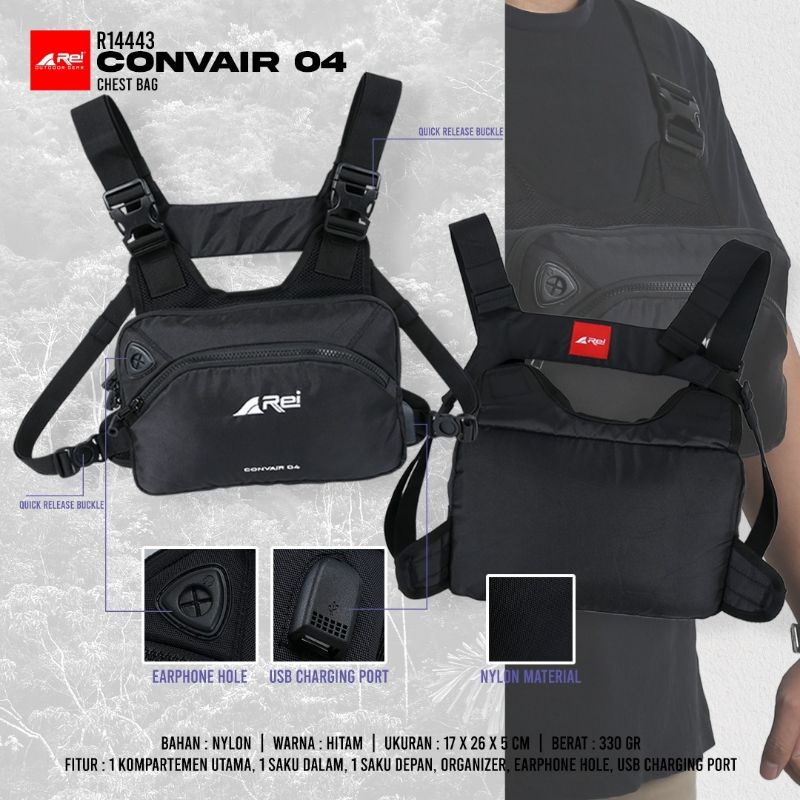 Chestpack Tas Dada Tas Riding Arei Convair 02/04