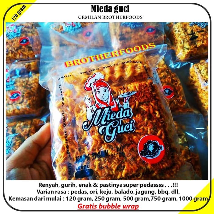 

CEMILAN PEDAS MIEDA VARIAN RASA 120 GRAM