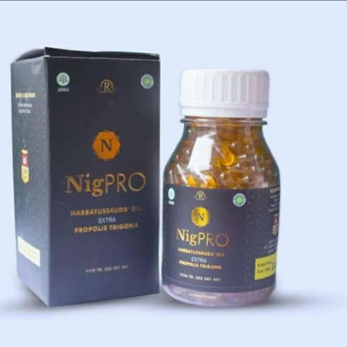 nigpro habbatussauda oil propolis