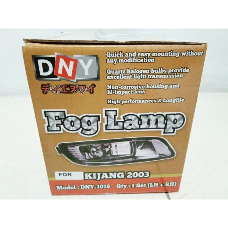 Lampu kabut lampu bumper fog lamp assy  KIJANG KAPSUL 2003 2004 DNY