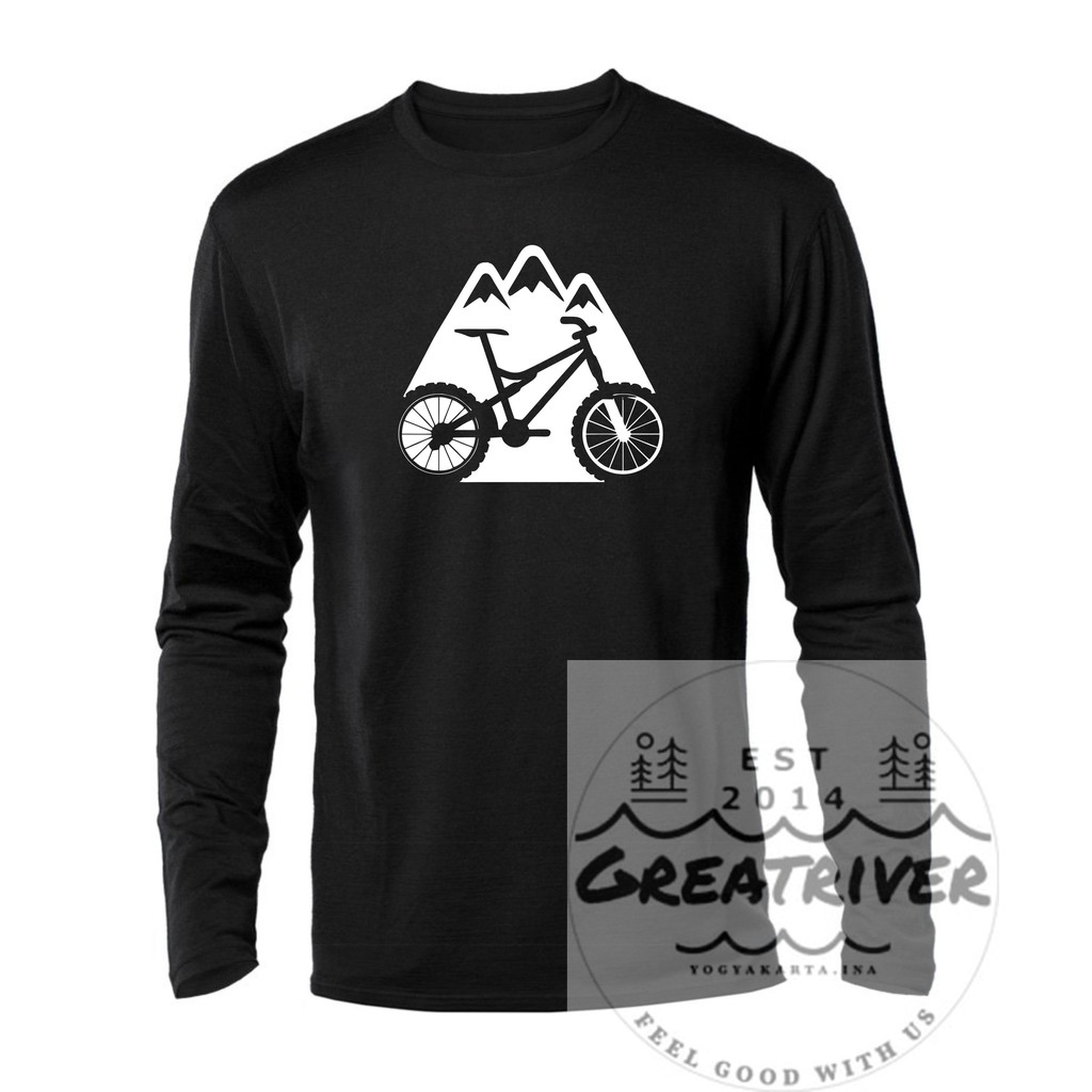 kaos distro sepeda gunung (lengan panjang)