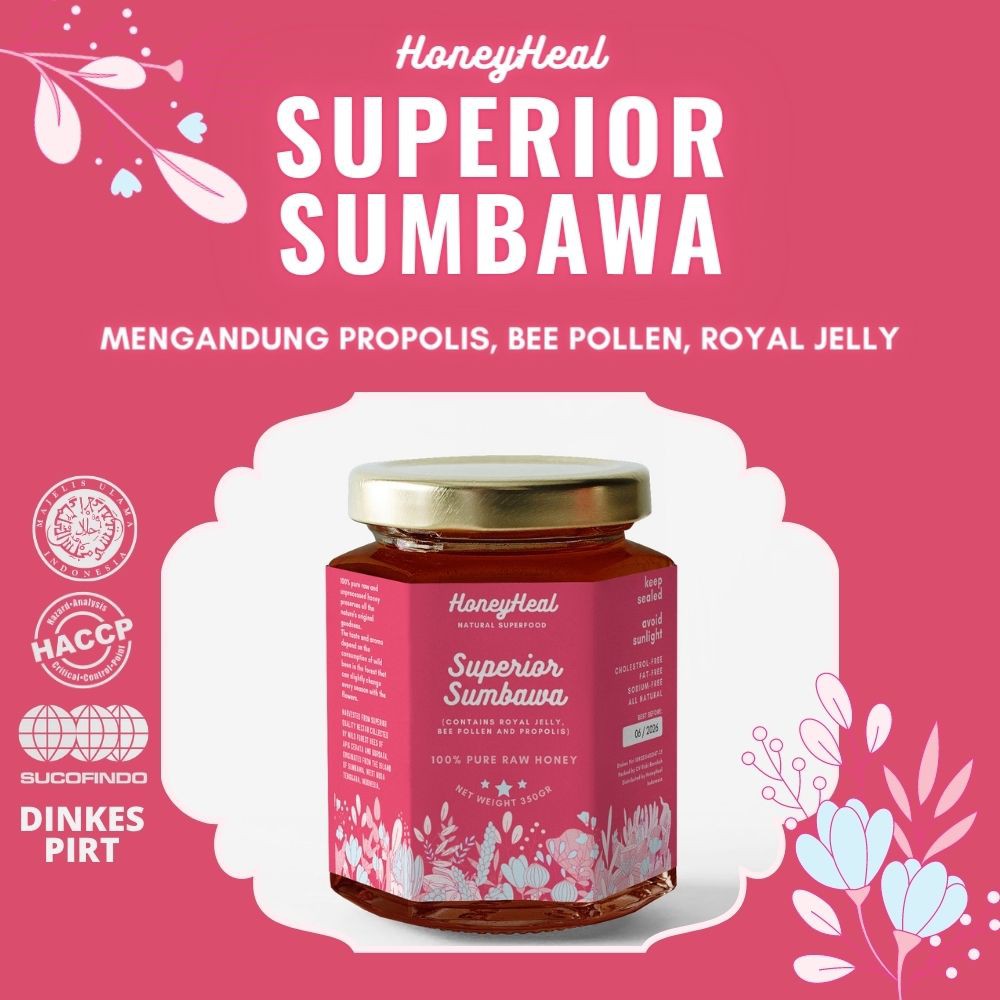 

100%MADU ORGANIK SUPERIOR SUMBAWA SUPER RAW HONEY NATURAL ASLI MURNI HUTAN LIAR PROPOLIS ROYAL JELLY