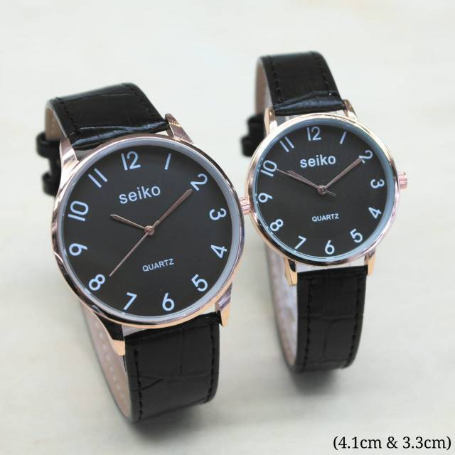 GROSIRAN JAM TANGAN SEIKO S6503 HI COUPLE / PASANGAN KULIT - JAM TANGAN PRIA WANITA INCLUDE BOX