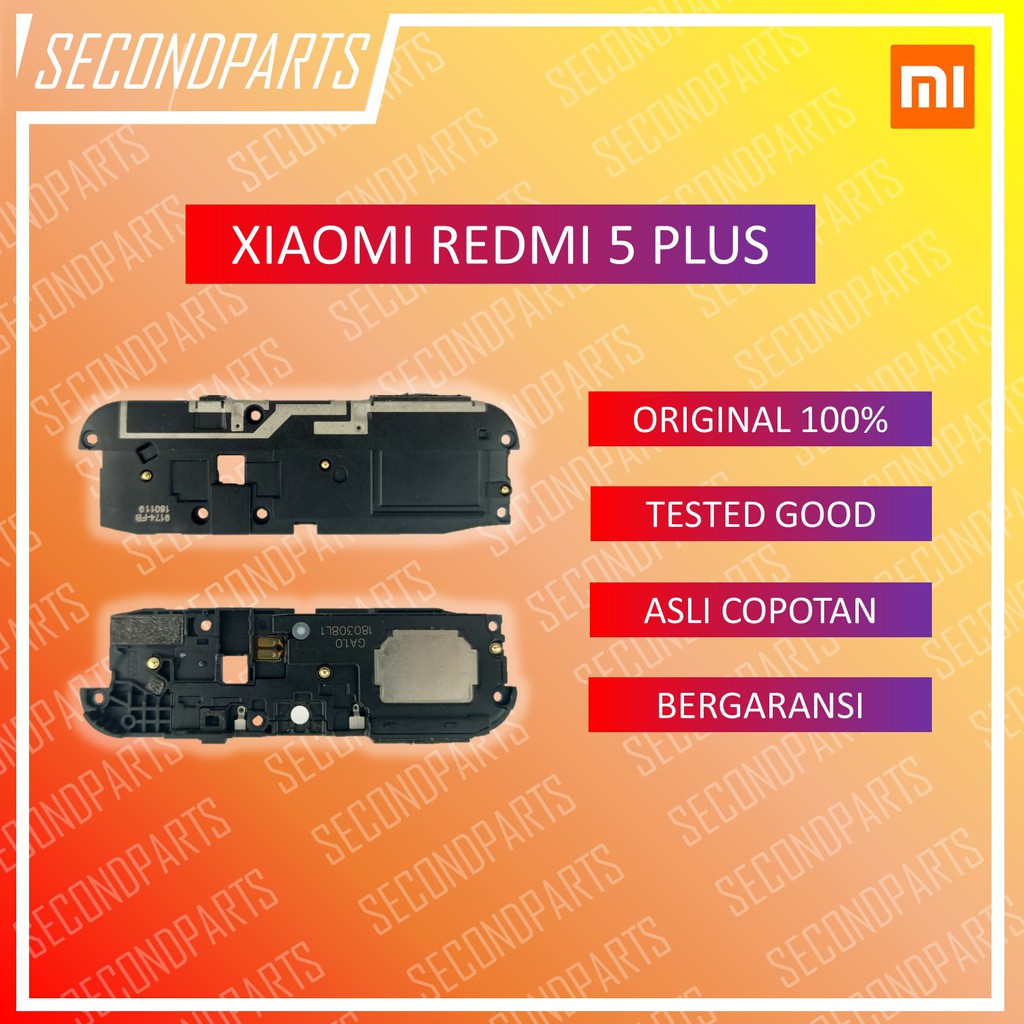 BUZZER SPEAKER MUSIC LOUDSPEAKER XIAOMI REDMI 5 PLUS ORIGINAL COPOTAN