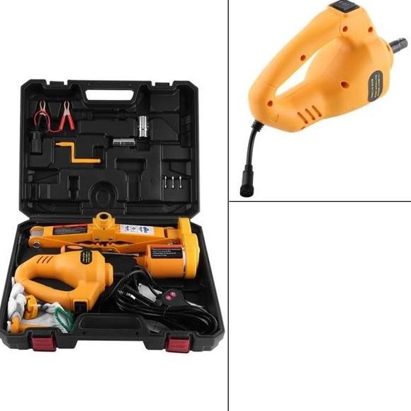 Dongkrak Elektrik Electric Car Jack 2Ton Set Pembuka Baut