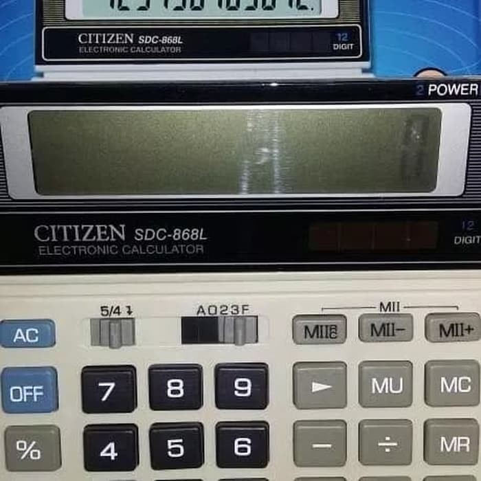 

Terlaris Kalkulator Citizen Type SDC 868 L - Calculator Citizen 12 Digit 868 L Elegan