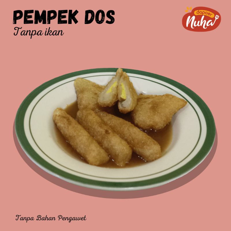 

Pempek Dos / Tanpa Ikan Isi 6 pcs/pack