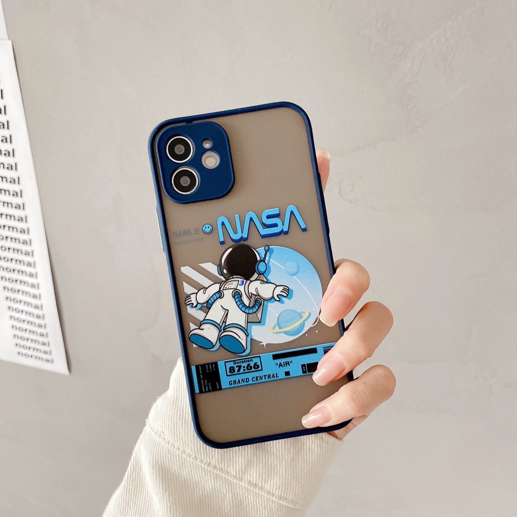 Skin Feel Case Camera Protection Case Brand NASA Case FM11 FM12 for oppo Reno 4 4F 5 5F 6 A15 A15 A16 A33 A53 A37 Neo 9 A3s Realme 2 Pro U1 U2 C1 A5s A7 A12 A11k 5 5i 5s C3 6 7 C11 C12 C15 C2 A1k C20 C21 C21y C25 Narzo 20 30A Samsung A03s J2 Prime