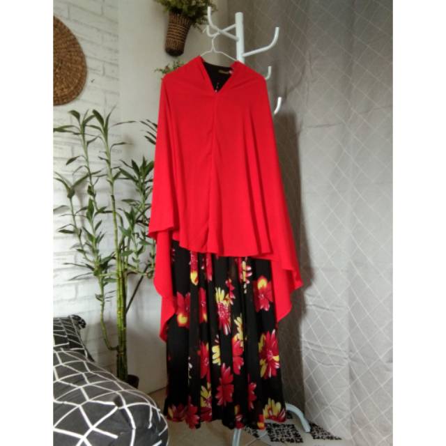 Gamis preloved set khimar by kameela hijabku