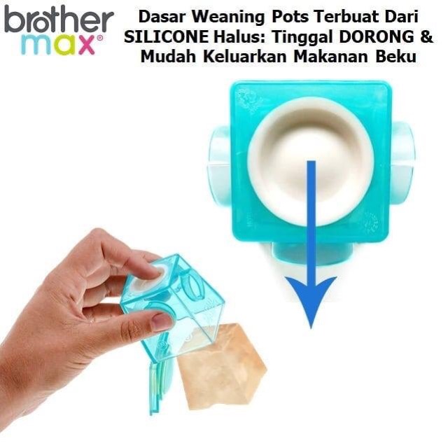 Brother max weaning pots small - kontainer mpasi bayi