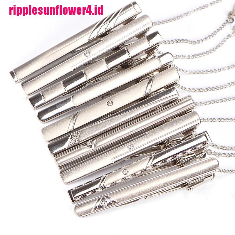 Dasi Bahan Stainless Steel Warna Silver Untuk Pria