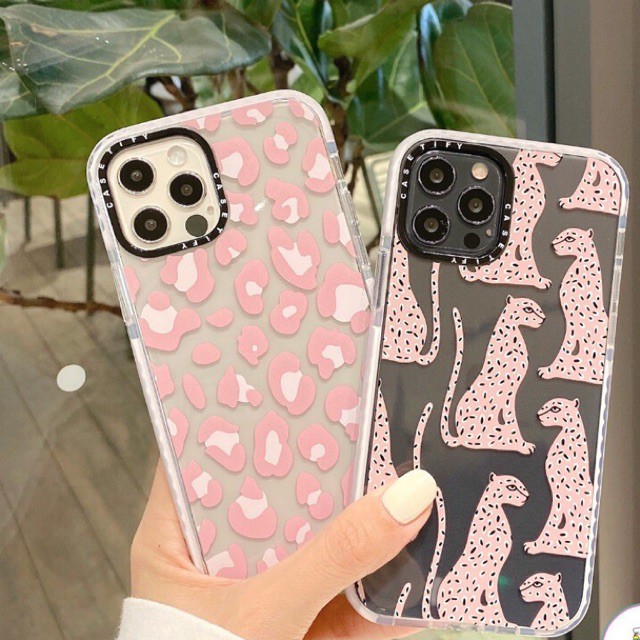 Casetify Ip 12 11 XR X etc Leopard Pink