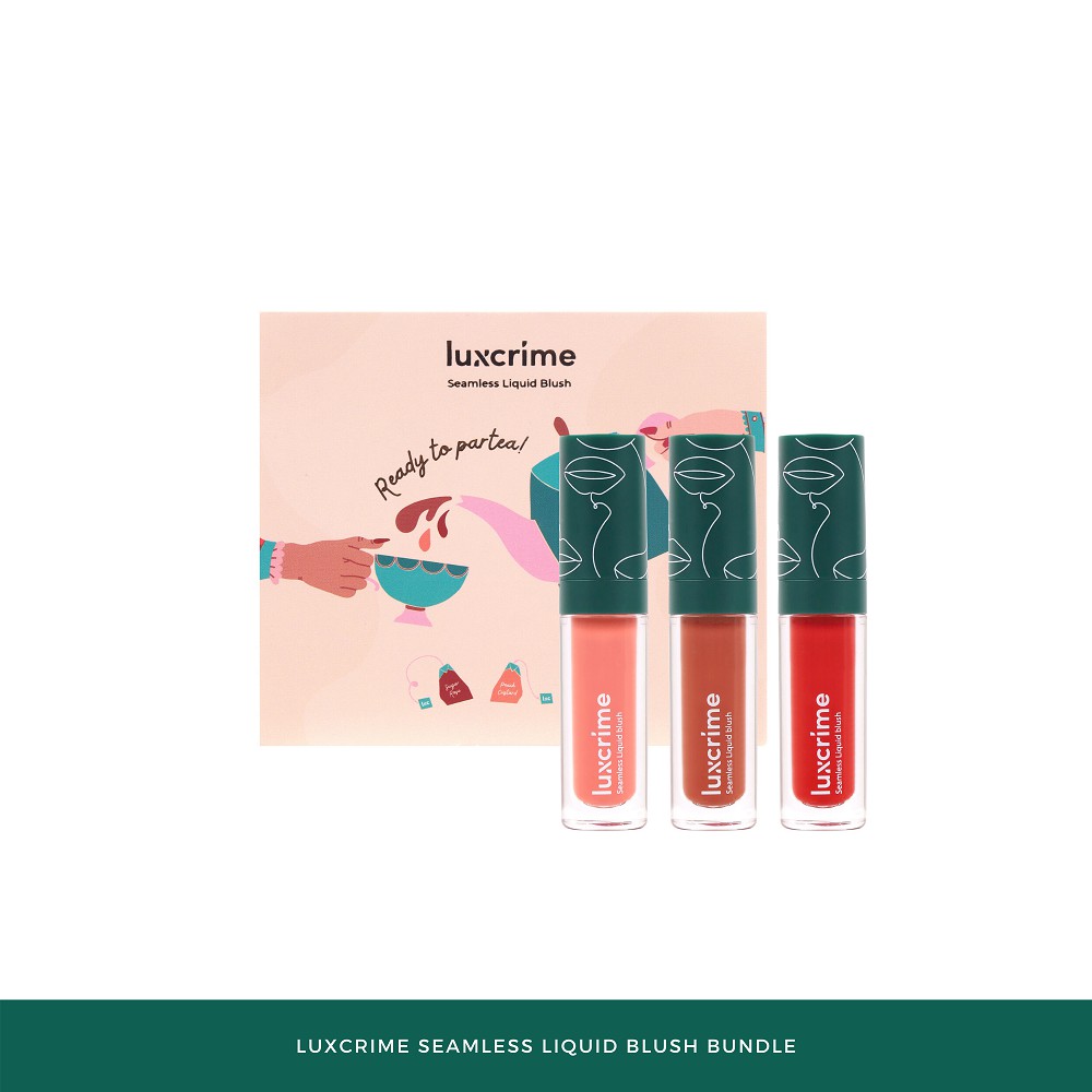 Luxcrime Seamless Liquid Blush Bundle Complete Shades with