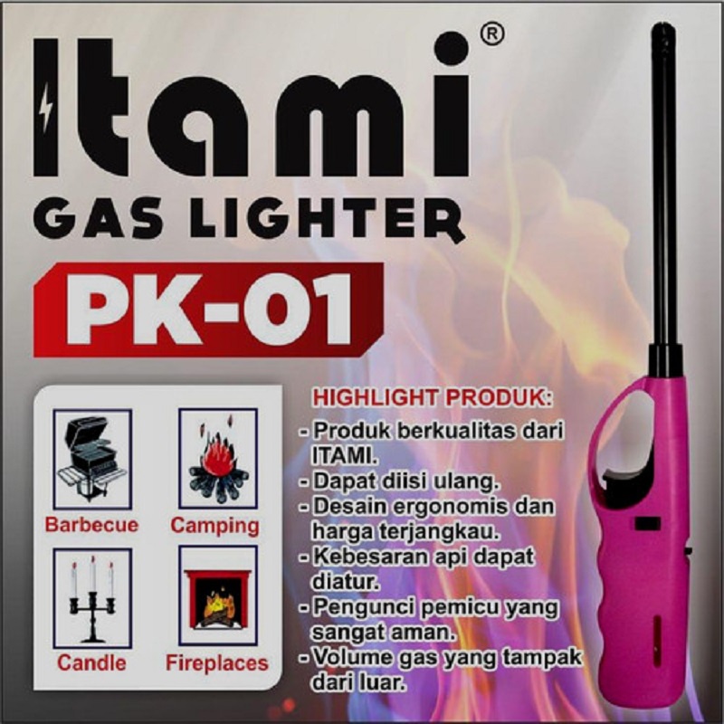 Itami Korek Pematik Api Kompor gas / Pemantik Gas / Gas lighter PK-01