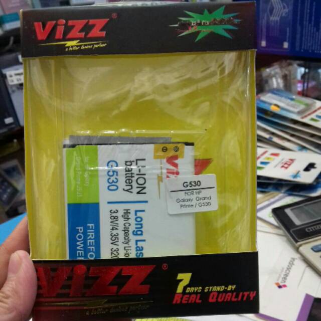 Baterai VIZZ samsung J2 PRIME /  GRAND PRIME / G530 / baterai double power vizz