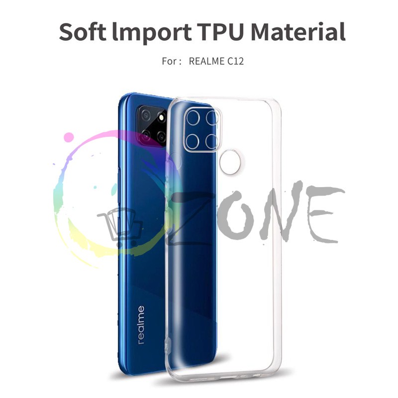 SOFTCASE TRANSPARAN REALME C12 - NARZO 20 30A PREMIUM CLEAR SOFT CASE