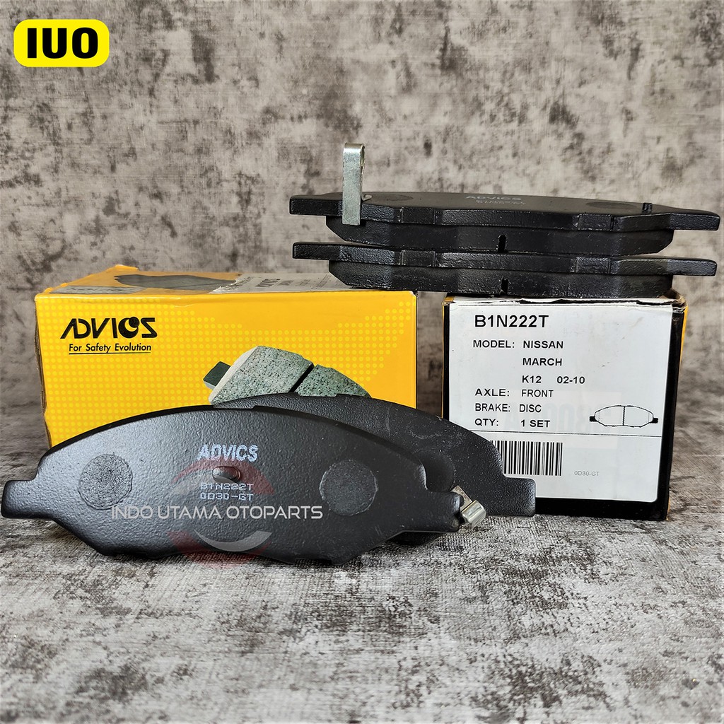 Brake Pad AISIN Grand Livina X-Gear Kampas Rem ADVICS B1N222T Original