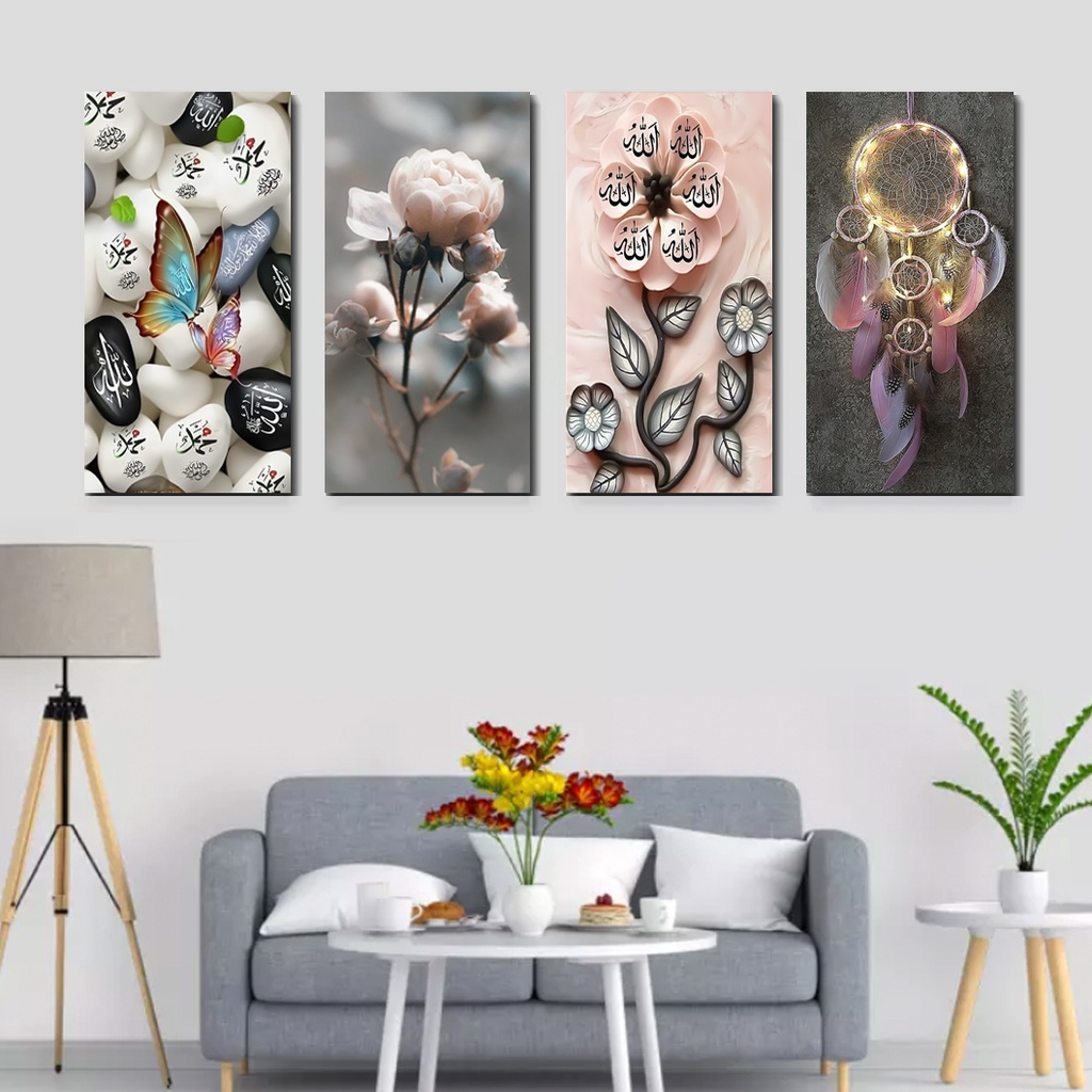 Macrame Tema Etnik Hiasan Dinding Ruang Tamu Dekorasi Kamar Tidur Pajangan Rumah Walldecor