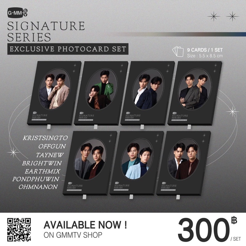 (READY STOCK - CEK DESKRIPSI) GMMTV SIGNATURE EXCLUSIVE PHOTOCARD : OhmNanon / BrightWin