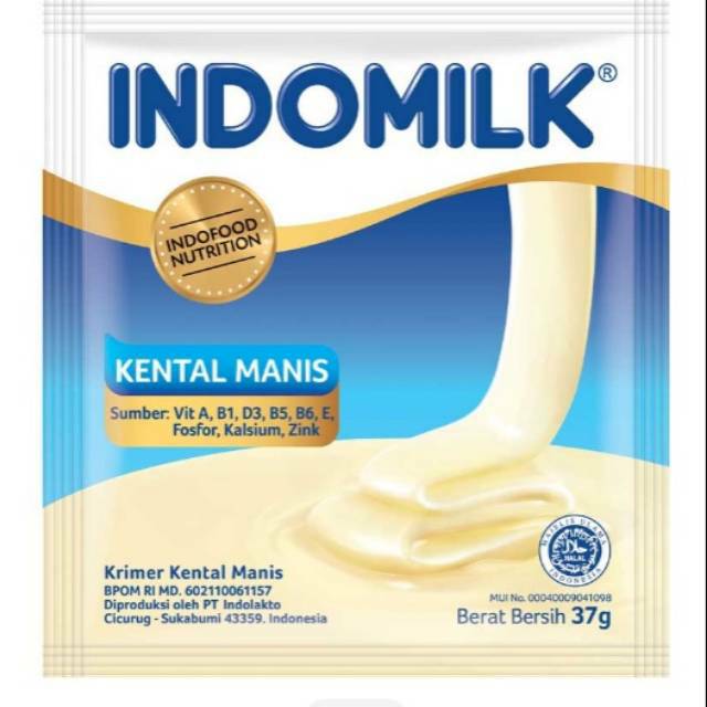 

Indomilk SKM Susu Kental Manis Putih Sachet - 6 pcs x 37 g