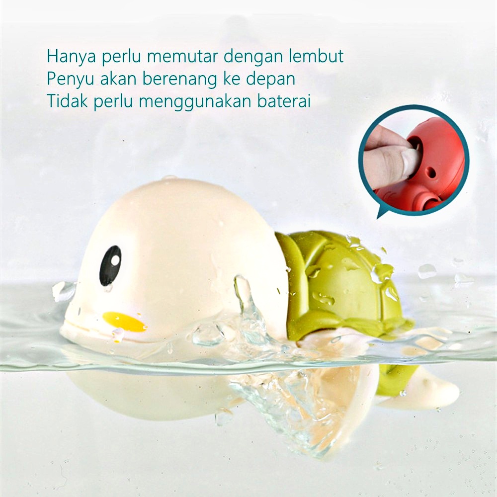 PROMO ( BISA COD) Mainan Mandi Anak Kura-Kura Air /Model Berenang Bergerak Baby Turtle / Berenang Di Kolam Renang / Bak Mandi Mainan Air Lucu