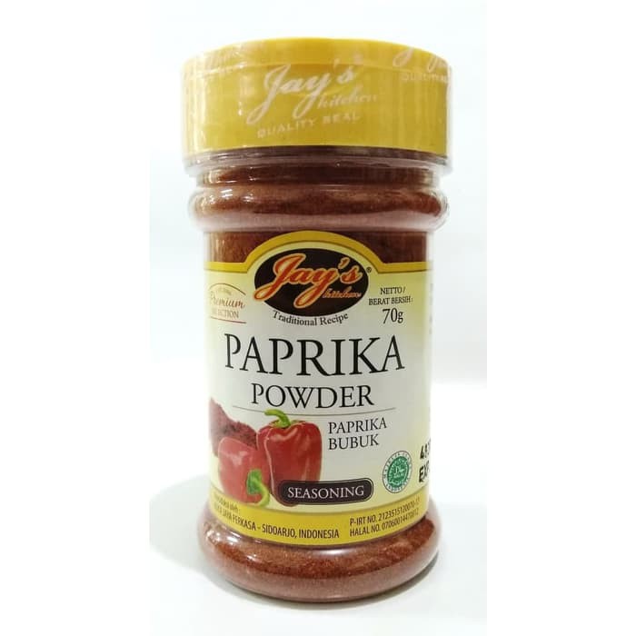 

TERLARIS Jays Paprika Powder 70 gr BEST SELLER