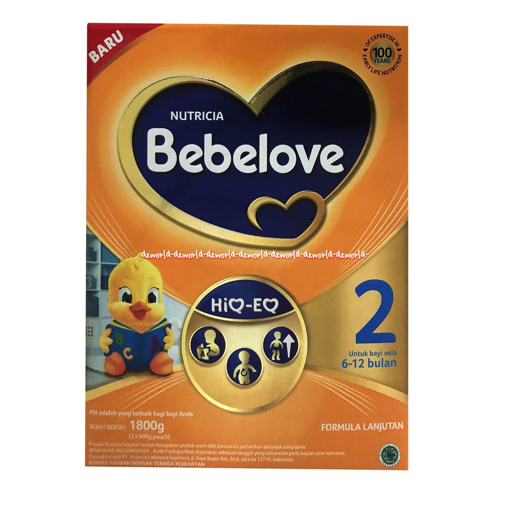 Bebelove 2 Nutricia Susu Formula Bayi 6-12Bulan Bebelac 1800gr