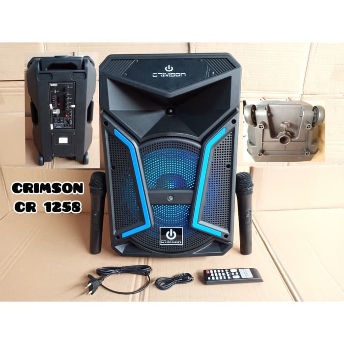 CRIMSON CR 1258 SPEAKER AKTIF 12 INCH PORTABLE